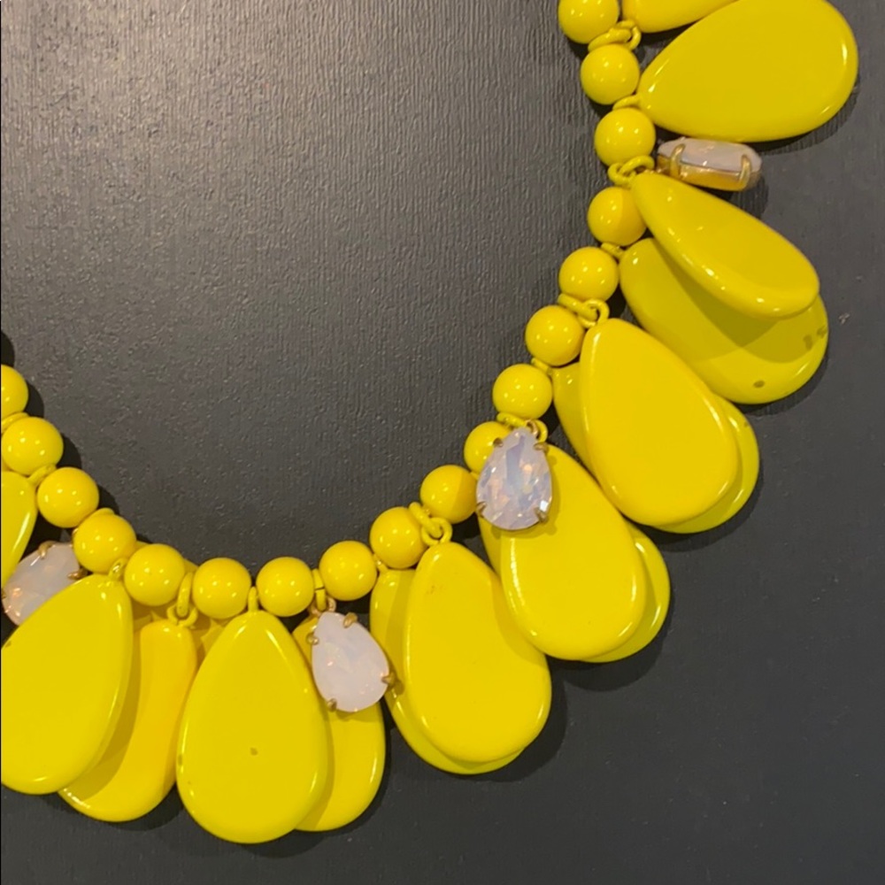 J.Crew Statement Necklace, Yellow. - image 3